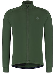 Bluza / koszulka rowerowa z długim rękawem Rogelli ESSENTIAL DWR II  - zielona khaki