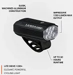 Lampka przednia LEZYNE Lite Drive 1200+ - 6