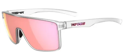 Okulary TIFOSI SANCTUM - satin clear (1 szkło Pink Mirror 13%)