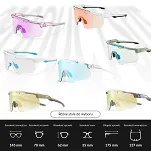 Okulary z fotochromem Rockbros SP323 - białe - 6