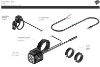 Lampka przednia E-bike Knog Blinder E 1300 - 13