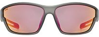 Okulary sportowe UVEX Sportstyle 806 - smoke matt / mirror red - 2