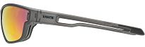 Okulary sportowe UVEX Sportstyle 806 - smoke matt / mirror red - 4