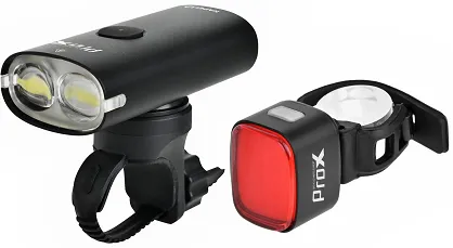 Zestaw lampek ProX Kapella 1600 lm + ARA I 50 lm, 4000 mAh, USB-C, Powerbank