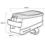 Torba na ramę BLACKBURN LOCAL PLUS TOP TUBE BAG wodoodporna czarna - 2