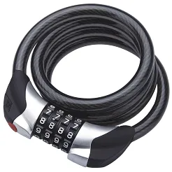 Linka spiralna Spencer na szyfr z podświetleniem LED - 10x1200mm