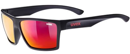 Okulary UVEX LGL 29 - black matt / mirror red