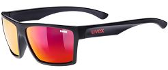 Okulary UVEX LGL 29 - black matt / mirror red