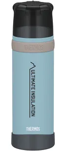 Thermos 0,5L Mountain - Termos z kubkiem do warunków ekstremalnych - niebieski