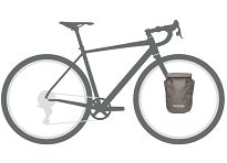 Torba na widelec Ortlieb bike packing  Fork-Pack - Dark Sand 5,8L - 5
