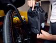 Torba na widelec Ortlieb bike packing  Fork-Pack - Dark Sand 5,8L - 9
