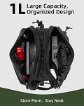 Podręczna torebka na ramę roweru Rockbros H39 black - 12