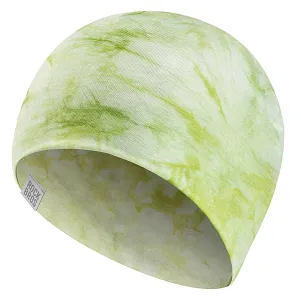 Dwustronna czapka sportowa Rockbros YDM004 z Tencelu i wełny merino - imonkowy / jasnozielony