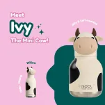 Butelka termiczna Asobu Mini Bestie 200 ml - cow - 5
