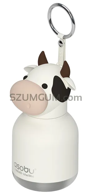 Butelka termiczna Asobu Mini Bestie 200 ml - cow