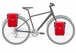 Sakwa rowerowa Ortlieb Sport Roller Core - 14,5L Black-Red - 5
