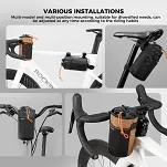 Izolowana torba na bidon rowerowy 1L Qunature P008 - black - 11