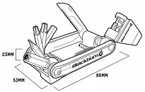 Kluczyk podręczny BLACKBURN WAYSIDE MULTI-TOOL 19 funkcji - 7