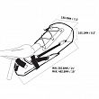 Torba pod siodło BLACKBURN OUTPOST ELITE SEAT PACK 10,5l z workiem wodoodpornym, metalowe mocowanie do sztycy pneumatycznej - 12