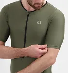 Strój triathlonowy Rogelli Florida krótki rękaw -  Czarno-Khaki - 8