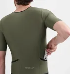 Strój triathlonowy Rogelli Florida krótki rękaw -  Czarno-Khaki - 9