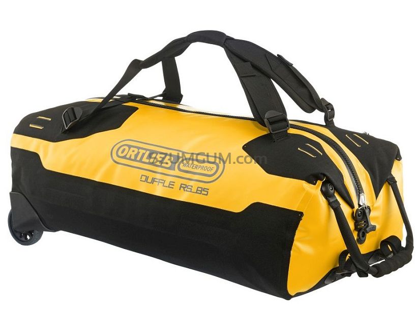 Torba podróżna, ekspedycyjna na kółkach i plecak w jednym - Ortlieb Duffle RS 85L - Sun-Yellow-Black