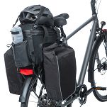 Torba na bagażnik rozkładana Basil Tarpaulin Miles Trunkbag XL Pro, 9-36l, black/orange MIK System - 6