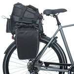 Torba na bagażnik rozkładana Basil Tarpaulin Miles Trunkbag XL Pro, 9-36l, black/orange MIK System - 5