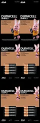 Baterie LR03 Duracell AAA alkaline Standard 16 szt. blister