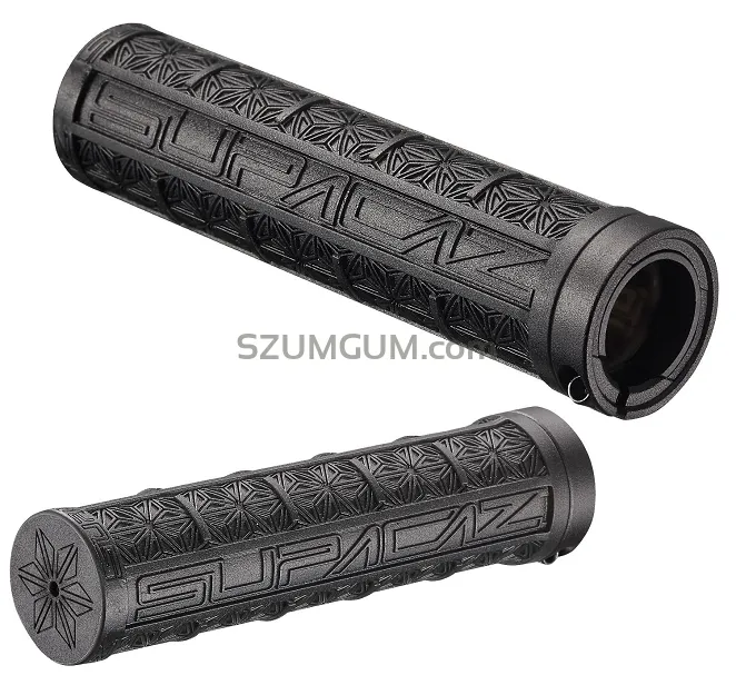 SUPACAZ Chwyty kierownicy Grizips Lock-On - czarne