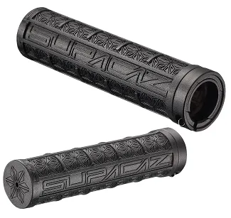 SUPACAZ Chwyty kierownicy Grizips Lock-On - czarne