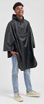 Pończo przeciwdeszczowe - Rogelli Commuter Regenponcho CORE - czarne, unisex - 4