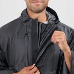 Pończo przeciwdeszczowe - Rogelli Commuter Regenponcho CORE - czarne, unisex - 3