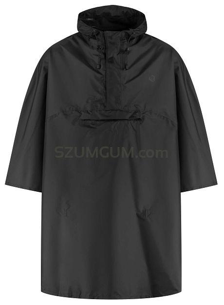 Pończo przeciwdeszczowe - Rogelli Commuter Regenponcho CORE - czarne, unisex