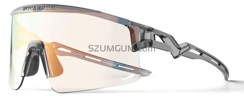 Okulary sportowe Rockbros SP337 transparent grey - z fotochromem.