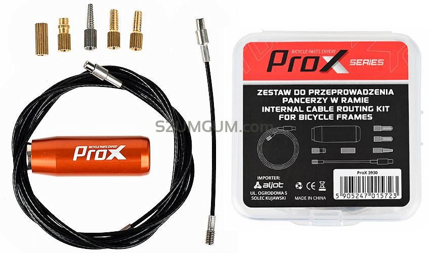 Zestaw ProX 3930 - do przeprowadzania pancerzy w ramie roweru