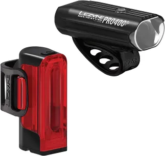Zestaw lampek Lezyne Hecto Pro 400+ / Strip+ StVZO