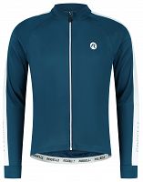 Bluza rowerowa nieocieplana Rogelli EXPLORE, niebiesko-biała