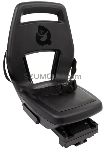 Fotelik rowerowy Qibbel 6+ Junior MIK-HD - do 27kg - black