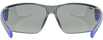 Okulary sportowe UVEX Equate - black-blue matt / mirror blue - 3