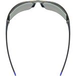 Okulary sportowe UVEX Equate - black-blue matt / mirror blue - 5