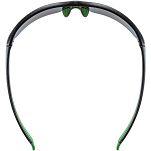 Okulary sportowe UVEX Sportstyle 215 - black matt green / mirror green - 5