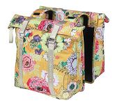 Sakwa, torba Basil BLOOM FIELD DOUBLE BAG, 28-35L, mocowanie na paski lub MIK system - honey yellow - 2