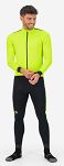 Bluza rowerowa Rogellii CORE z oddychającymi bokami, odblaskowo żółto-czarna - 5