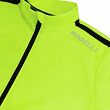 Bluza rowerowa Rogellii CORE z oddychającymi bokami, odblaskowo żółto-czarna - 6