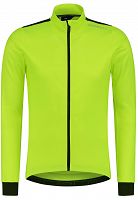 Bluza rowerowa Rogellii CORE z oddychającymi bokami, odblaskowo żółto-czarna