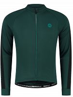 Bluza rowerowa nieocieplana Rogelli EXPLORE, zielono-czarna