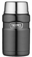 Thermos Style - termos z kubkiem na jedzenie 710ml metaliczny szary