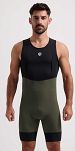 Spodenki Rogelli Signature z żelową wkładką, khaki - 5