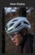 Kask rowerowy Rockbros ZK-077 z zintegrowanym oświetleniem 360°, titan - 12